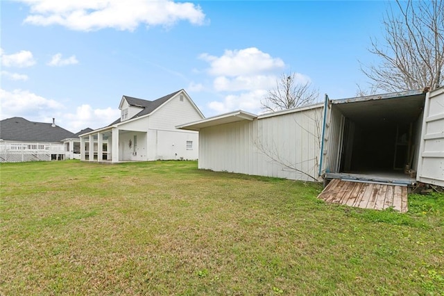 5227 Shady Park Dr, Marrero, LA 70072 - back of property with a yard