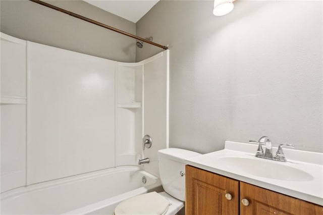 105 Palm Springs Dr, Slidell, LA 70458 - full bath featuring tub / shower combination, toilet, and vanity