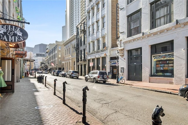 220 Decatur St Unit 206, New Orleans, LA 70130 - view of street with sidewalks, street lighting, and curbs