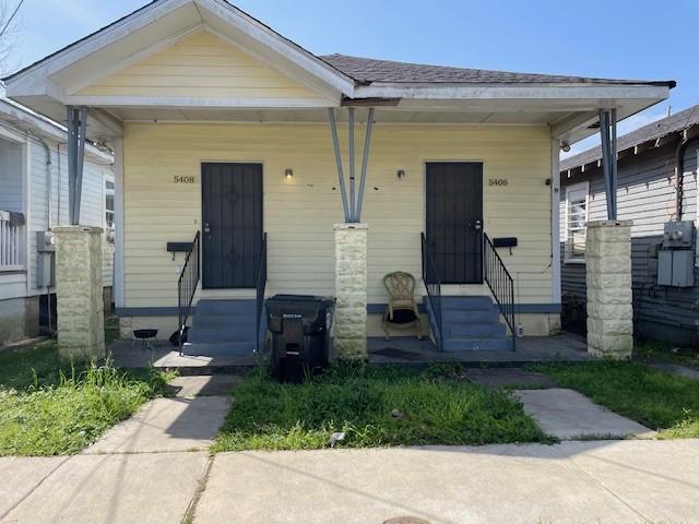 5406 Urquhart St, New Orleans, LA 70117 - view of front of house featuring entry steps