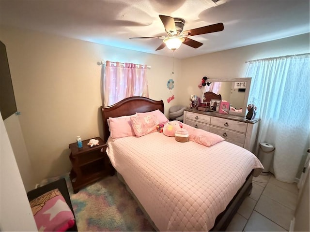 4928 Sandalwood St, New Orleans, LA 70127 - bedroom with tile patterned flooring and ceiling fan