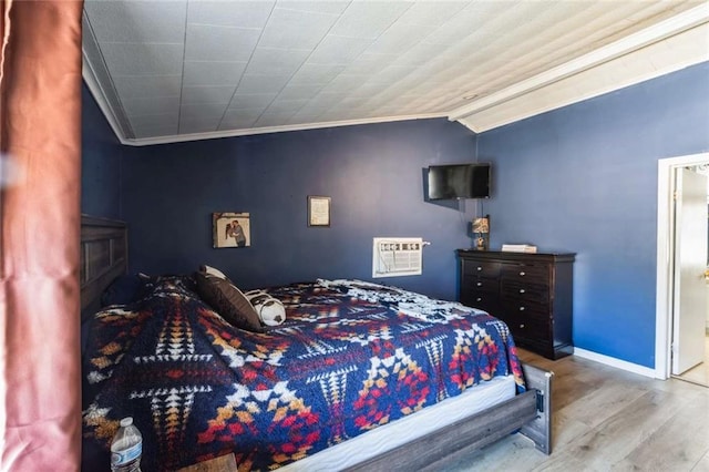 119 Vine St, New Iberia, LA 70560 - bedroom with crown molding and wood finished floors