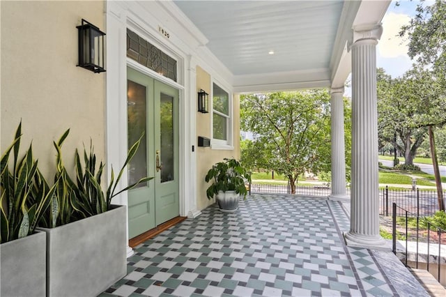 1930 Napoleon Ave, New Orleans, LA 70115 - porch featuring french doors