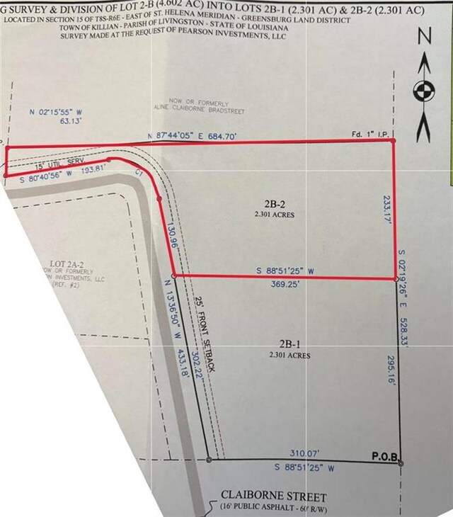 LOT2B-2 Claiborne St, Killian, LA 70462