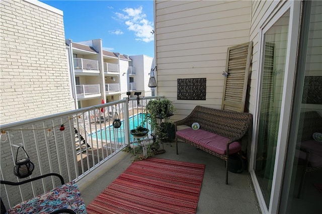 3805 Houma Blvd Unit 219A, Metairie, LA 70006 - balcony featuring view of pool area