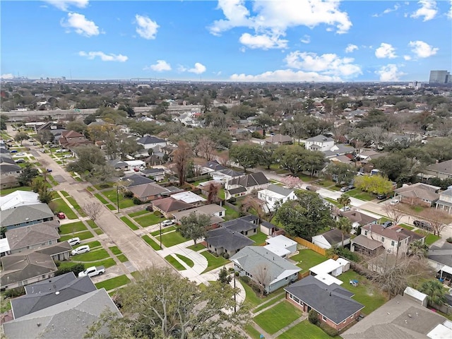 508 Sena Dr, Metairie, LA 70005 - aerial overview of property's location featuring nearby suburban area