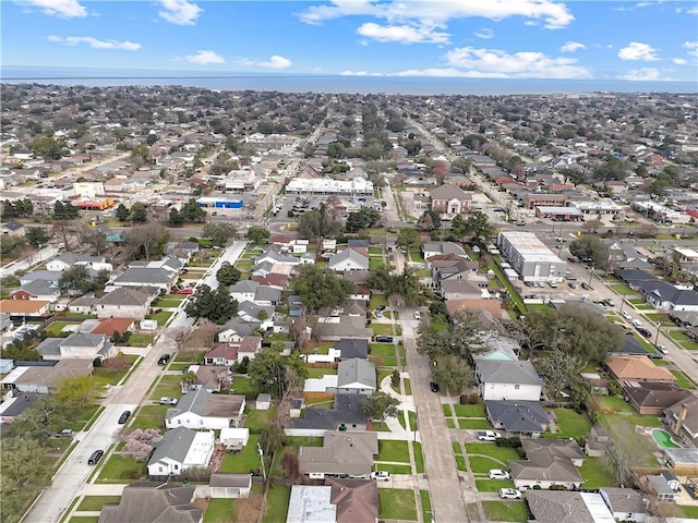 508 Sena Dr, Metairie, LA 70005 - aerial view of property and surrounding area with nearby suburban area