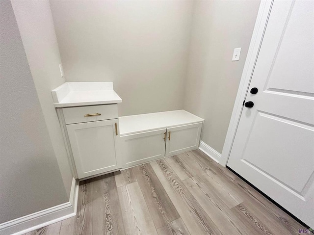 25307 Angele Dr, Ponchatoula, LA 70454 - mudroom with light wood-type flooring and baseboards