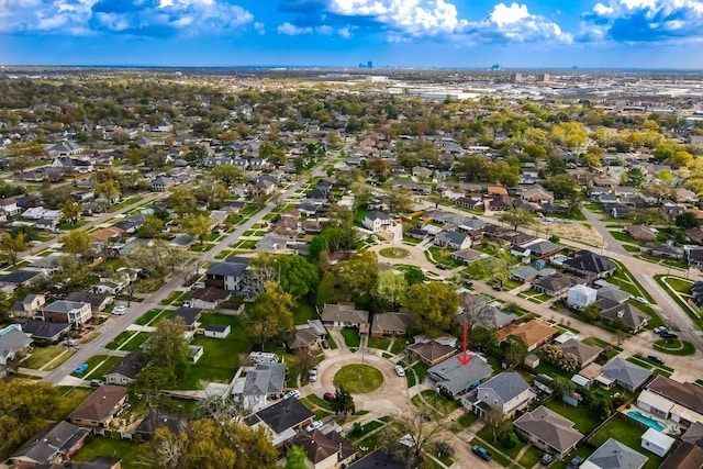 9025 Camille Ct, River Ridge, LA 70123 - drone / aerial view with a residential view