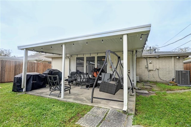 1901 N Turnbull Dr, Metairie, LA 70001 - rear view of house featuring a patio
