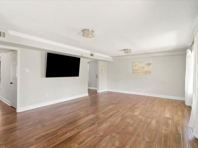 1840 Carol Sue Ave, Terrytown, LA 70056 - unfurnished living room featuring visible vents, baseboards, and wood finished floors