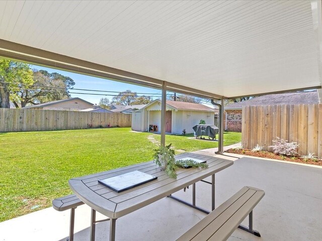 1840 Carol Sue Ave, Terrytown, LA 70056 - view of patio / terrace with grilling area and fence