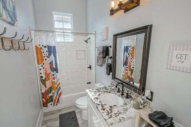 326 N Tonti St, New Orleans, LA 70119 - bathroom with vanity and shower / bath combination with curtain