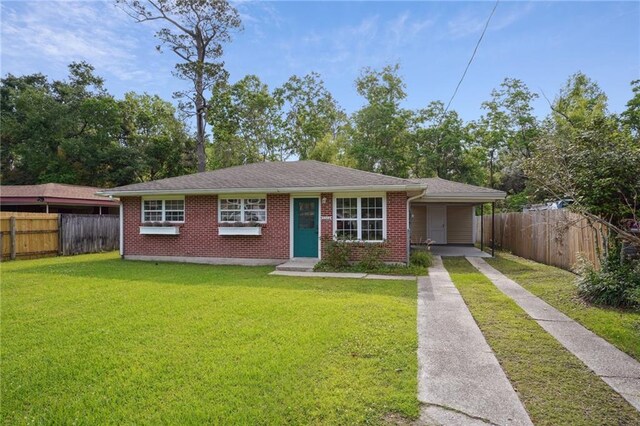 3284 Reine Ave, Slidell, LA 70458 - living area with baseboards, a glass covered fireplace, wood finished floors, ceiling fan, and crown molding