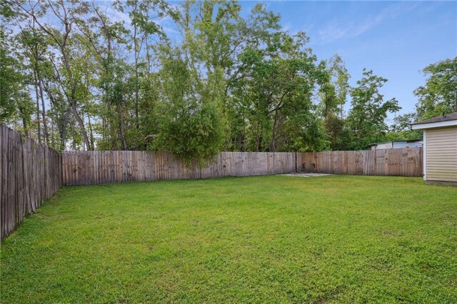 view of yard