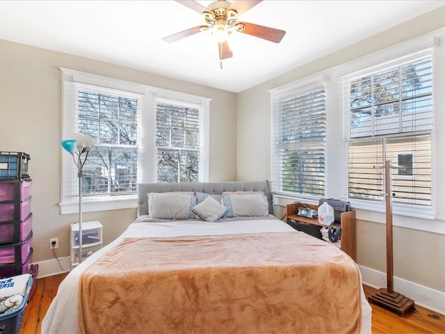 311214 General Taylor St, New Orleans, LA 70125 - bedroom with wood finished floors and ceiling fan