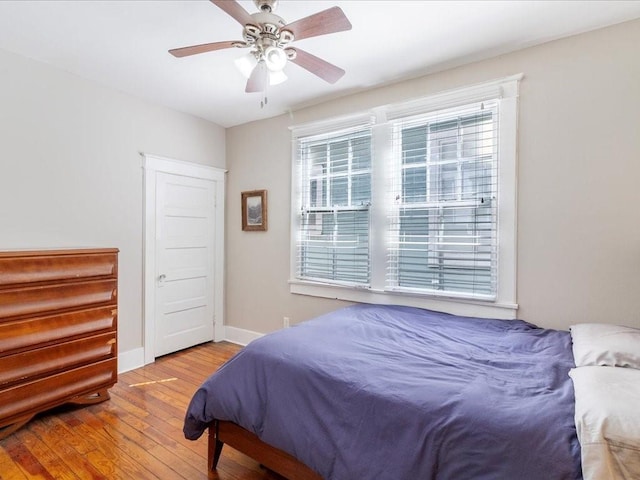 311214 General Taylor St, New Orleans, LA 70125 - bedroom featuring wood-type flooring and a ceiling fan
