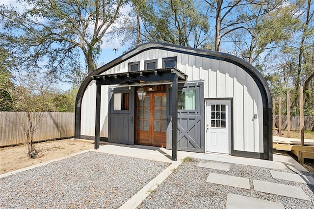 1612 Mossy St, Covington, LA 70433 - view of outbuilding with an outdoor structure and a fenced backyard