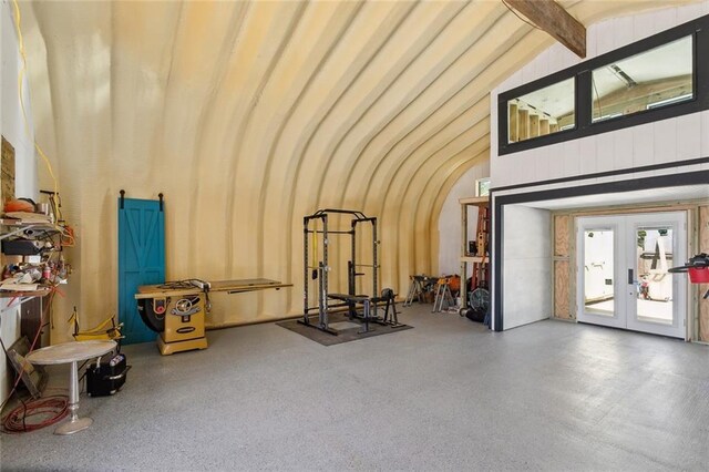 1612 Mossy St, Covington, LA 70433 - garage with french doors