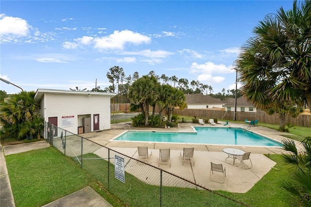 302 Bogie Dr Unit 25D, Slidell, LA 70460 - community pool featuring a patio area