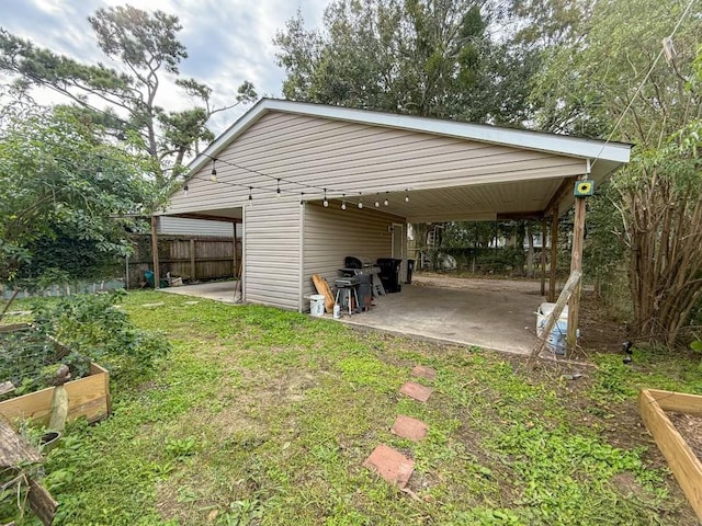 5930 Louisville St, New Orleans, LA 70124 - exterior space featuring a garden and fence