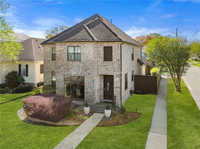 5878 General Haig St, New Orleans, LA 70124 - french provincial home featuring brick siding and a front lawn