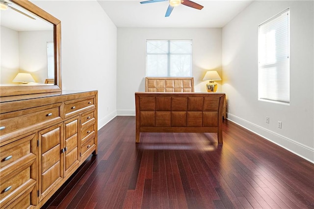 5878 General Haig St, New Orleans, LA 70124 - bedroom with dark wood-type flooring