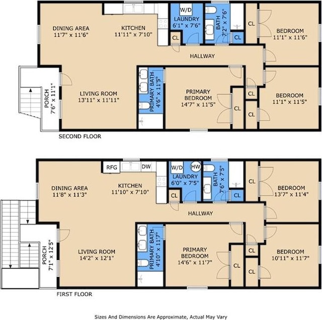 1413 Gordon St, New Orleans, LA 70117 - home floor plan