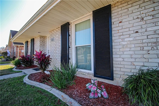 4504 Stella Dr, Meraux, LA 70075 - doorway to property featuring brick siding