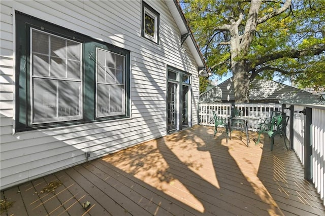 1930 N Rampart St, New Orleans, LA 70116 - wooden terrace featuring outdoor dining area