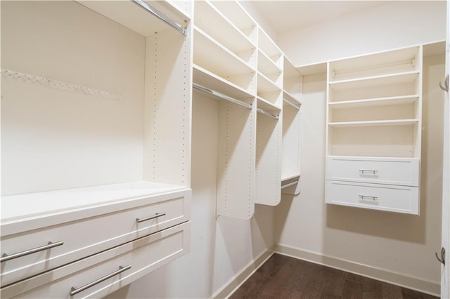 989 Beauregard Pkwy, Covington, LA 70433 - spacious closet with dark wood finished floors