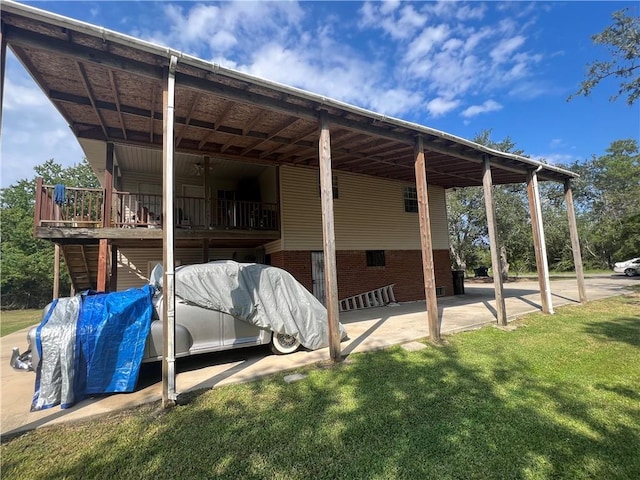 34062 Laurent Rd, Slidell, LA 70460 - view of patio / terrace featuring a wooden deck