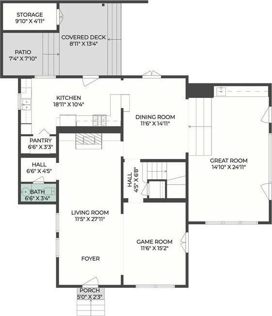 303 Audubon St, New Orleans, LA 70118 - room layout