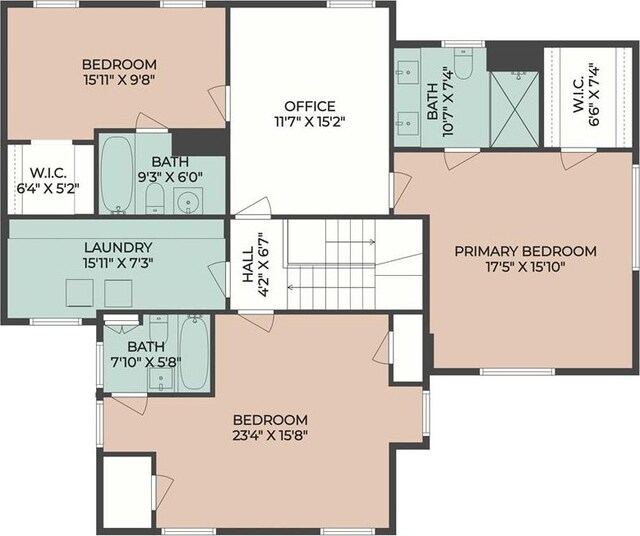303 Audubon St, New Orleans, LA 70118 - room layout