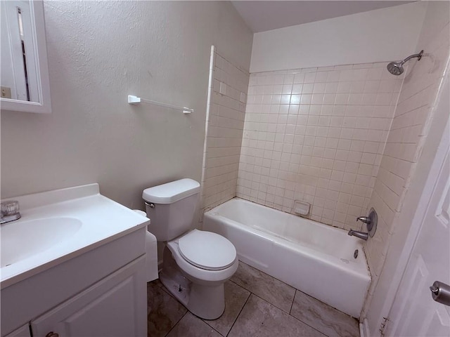 774-776 Holt Dr, Baton Rouge, LA 70815 - full bath with shower / tub combination, toilet, tile patterned flooring, and vanity