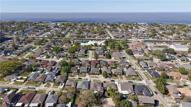 4012 Berot St, Metairie, LA 70002 - aerial view of property's location with a nearby body of water and nearby suburban area