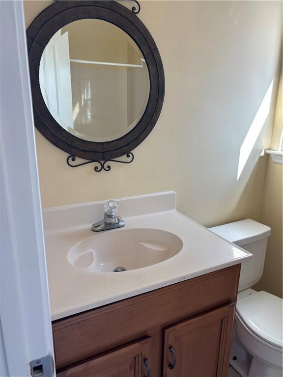 416 Marina Dr, Slidell, LA 70458 - half bath featuring toilet and vanity