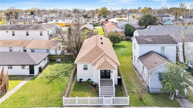 8820 Cohn St, New Orleans, LA 70118 - bird's eye view featuring a residential view