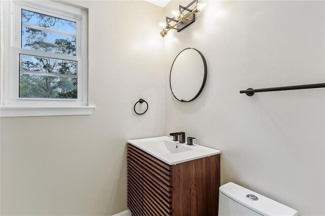 156 Belle Terre Blvd, Covington, LA 70433 - half bathroom featuring toilet and vanity