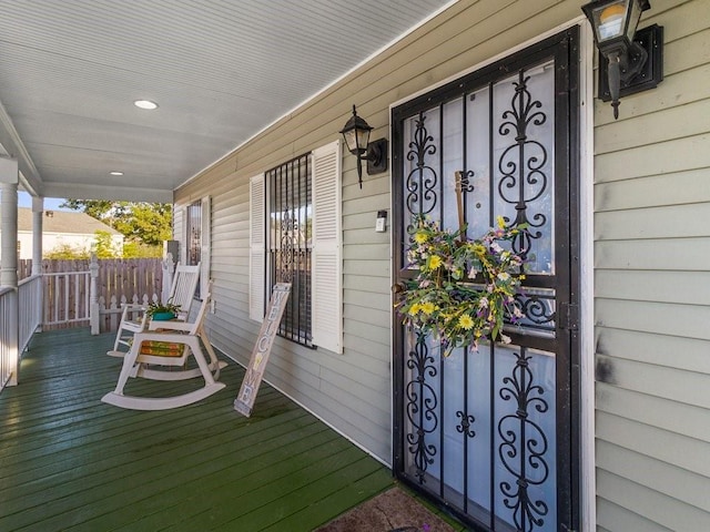 18 Curtis Dr, New Orleans, LA 70126 - view of exterior entry featuring a porch