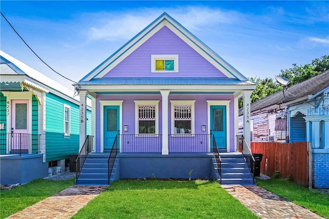 4235 Tulane Ave, New Orleans, LA 70119 - view of front of property with a porch