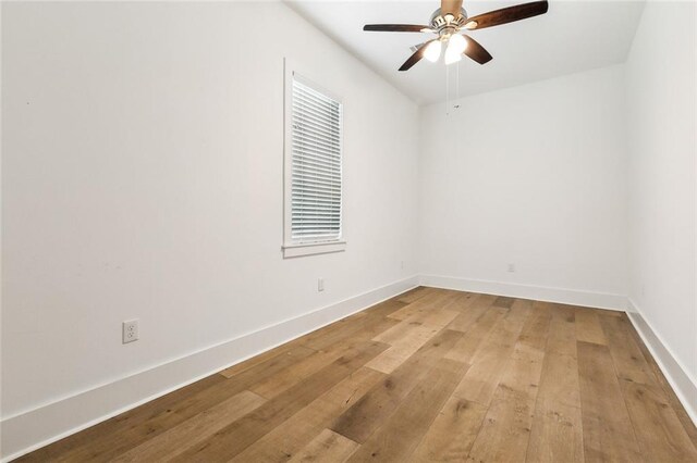 4235 Tulane Ave, New Orleans, LA 70119 - spare room with a ceiling fan, light wood-type flooring, and baseboards