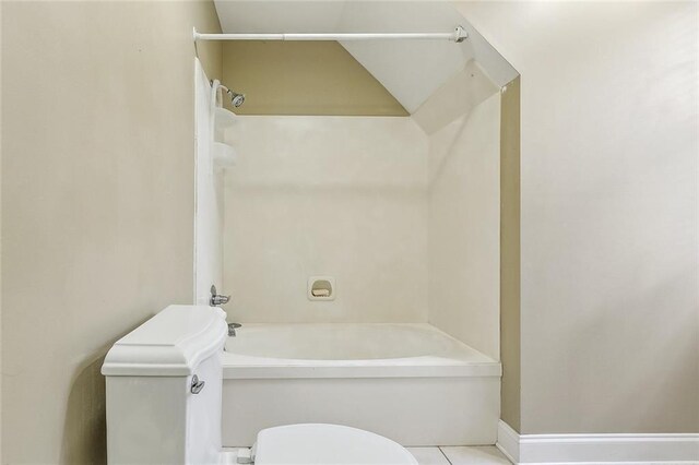80055 Rollo Rd, Bush, LA 70431 - bathroom with shower / washtub combination, toilet, and tile patterned flooring