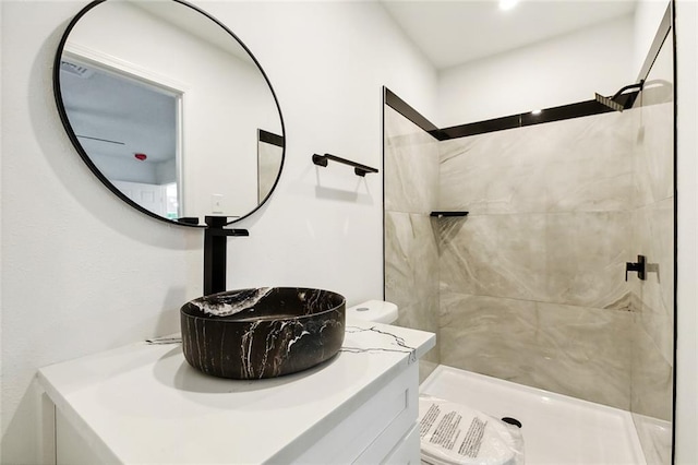 4904 Argonne St, Metairie, LA 70001 - bathroom featuring vanity and a tile shower