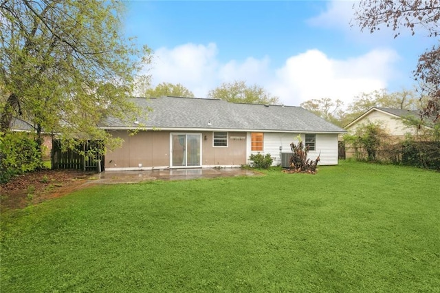 1465 Sunset Dr, Slidell, LA 70460 - rear view of house with central AC unit