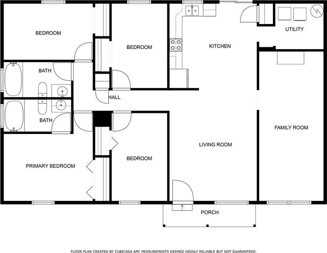 1465 Sunset Dr, Slidell, LA 70460 - home floor plan