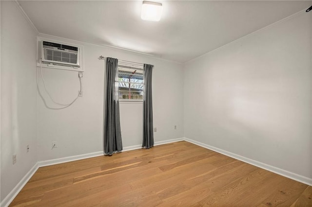 2108 Cherrydale Ave, Baton Rouge, LA 70808 - spare room featuring baseboards, light wood-style floors, and crown molding