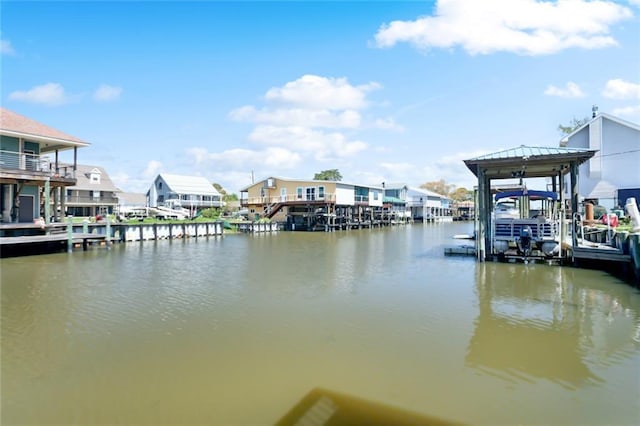 230 Evella Dr, Slidell, LA 70458 - dock featuring a water view and a residential view