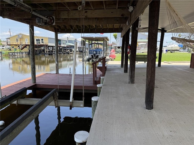 230 Evella Dr, Slidell, LA 70458 - dock with a water view