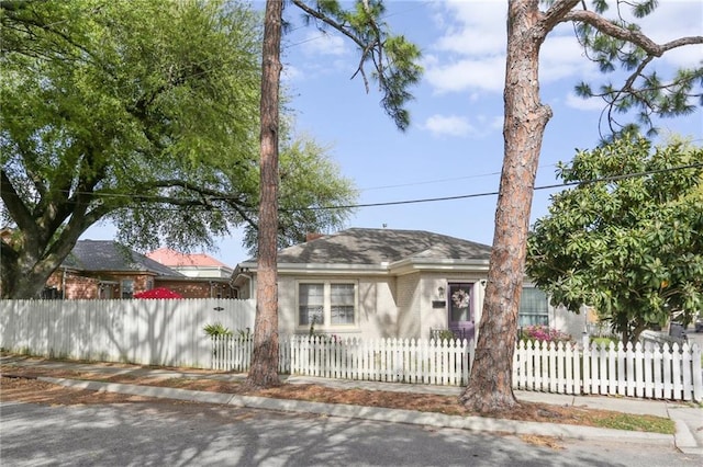 3701 Marigny St, New Orleans, LA 70122 - view of front of property featuring a fenced front yard